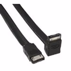 InLine 27805W, 0,5 m, SATA II, Noir