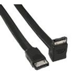 InLine 27805W câble SATA 0,5 m Noir