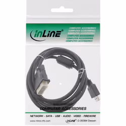 InLine 4043718042722 câble vidéo et adaptateur 1,8 m HDMI Type A (Standard) DVI Noir