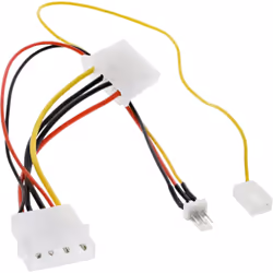 InLine 33007T, 0,3 m, Molex (4-pin), Multicolore