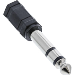 InLine 99305 changeur de genre de câble 3.5mm jack female 3.5mm F Noir