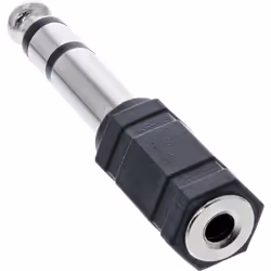 InLine 99305 changeur de genre de câble 3.5mm jack female 3.5mm F Noir