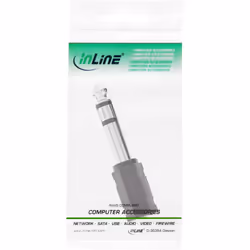 InLine 99305 changeur de genre de câble 3.5mm jack female 3.5mm F Noir