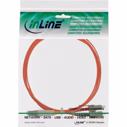 InLine 4043718048779 câble de fibre optique 5 m LC SC OM2 Orange