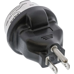 InLine 16705 changeur de genre de câble NEMA 1-15 3pin male (USA/Canada) F Noir