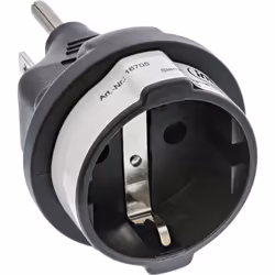 InLine 16705 changeur de genre de câble NEMA 1-15 3pin male (USA/Canada) F Noir