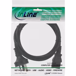 InLine 4043718051618 câble électrique Noir 1,8 m AS3112 Coupleur C13