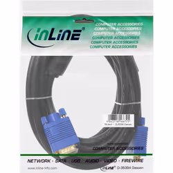 InLine 17702S câble VGA 1 m VGA (D-Sub) Noir