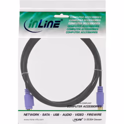 InLine 13342W câble PS/2 2 m Noir