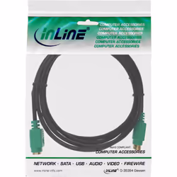 InLine 13343H câble PS/2 3 m Noir