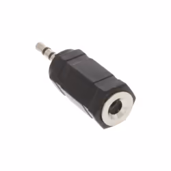 InLine 99308 changeur de genre de câble 2.5mm jack male 3,5mm Noir