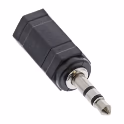 InLine 99309, 2.5mm jack female, 3,5mm, Noir
