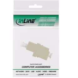 InLine 4043718057801 changeur de genre de câble LC Beige