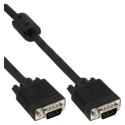 InLine 17717B câble VGA 10 m Noir