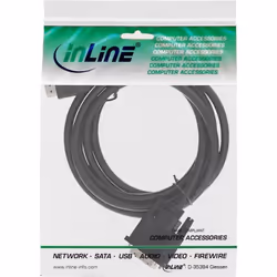 InLine 4043718064564 câble vidéo et adaptateur 2 m HDMI Type A (Standard) DVI Noir