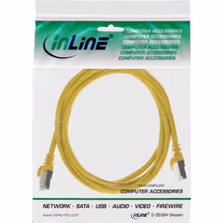 InLine 4043718065707 câble de réseau Jaune 1 m Cat5e F/UTP (FTP)