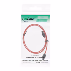 InLine 27705A câble SATA 0,5 m Rouge