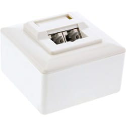 InLine 74202D boitier de prise de courant Blanc