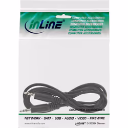 InLine 99936C câble audio 10 m 3,5mm Noir