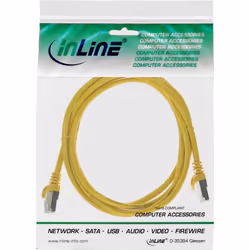InLine 4043718072491 câble de réseau Jaune 0,25 m Cat5e SF/UTP (S-FTP)