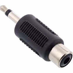 InLine 99326, 3.5mm jack male, RCA, Noir