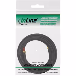 InLine 40860 câble de réseau Noir 0,3 m