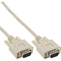 InLine 17712A câble VGA 3 m VGA (D-Sub) Beige