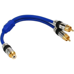 InLine 4043718078905 câble audio 0,25 m 2 x RCA RCA Bleu