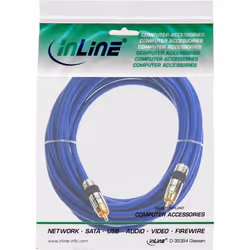 InLine 4043718081943 câble audio 3 m RCA Bleu