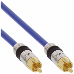 InLine 89405P, RCA, Mâle, RCA, Mâle, 5 m, Bleu