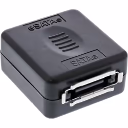InLine 27500, eSATA female, SATA, Noir
