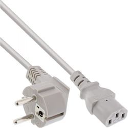 InLine 4043718085033 câble électrique Gris 1,5 m Prise d'alimentation type F IEC C13