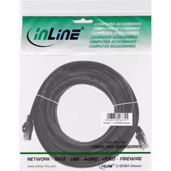 InLine 4043718085736 câble de réseau Noir 7 m Cat5e F/UTP (FTP)