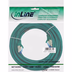InLine 4043718088706 câble de réseau Vert 10 m Cat6a S/FTP (S-STP)