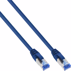 InLine 76811B, 1 m, Cat6a, S/FTP (S-STP), RJ-45, RJ-45