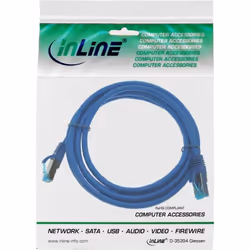 InLine 4043718088720 câble de réseau Bleu 2 m Cat6a S/FTP (S-STP)