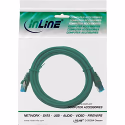 InLine 4043718088782 câble de réseau Vert 3 m Cat6a S/FTP (S-STP)