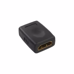 InLine 17600G, HDMI A female, 2x 19-pin, Noir