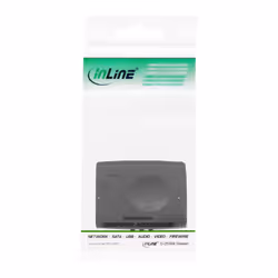 InLine 17600G changeur de genre de câble HDMI A female 2x 19-pin Noir