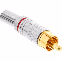 InLine 99110O, RCA, Or, Rouge, Argent, Or, Sac en polyéthylène