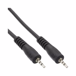 InLine 99936E, 2,5 mm, Mâle, 2,5 mm, Mâle, 3 m, Noir