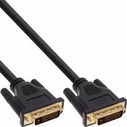 InLine 17787P, 7,5 m, DVI-D, DVI-D, Noir, Mâle/Mâle