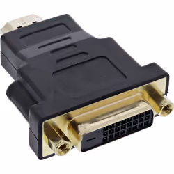 InLine 17670P, DVI-D female, DVI-D, Noir