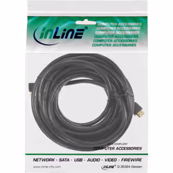 InLine 17461P câble HDMI 1 m HDMI Type A (Standard) HDMI Type C (Mini) Noir