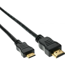 InLine 4043718097333 câble HDMI 1,5 m HDMI Type A (Standard) HDMI Type C (Mini) Noir