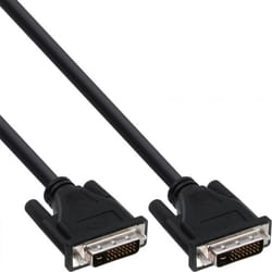 InLine 4043718099382 câble DVI 2 m DVI-D Noir
