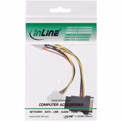 InLine 29679 câble SATA 0,15 m Multicolore