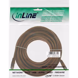 InLine 4043718100170 câble de réseau Marron 10 m Cat5e SF/UTP (S-FTP)
