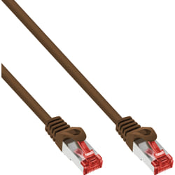 InLine 76411K câble de réseau Marron 1 m Cat6 S/FTP (S-STP)