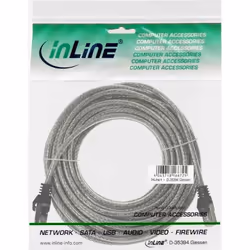 InLine 4043718100514 câble de réseau Transparent 7,5 m Cat5e SF/UTP (S-FTP)